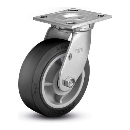 Colson 8" Caster with Swivel Plate, 4" x 4-1/2" Plate, 675 Lb. Capacity 4.08199.455.2